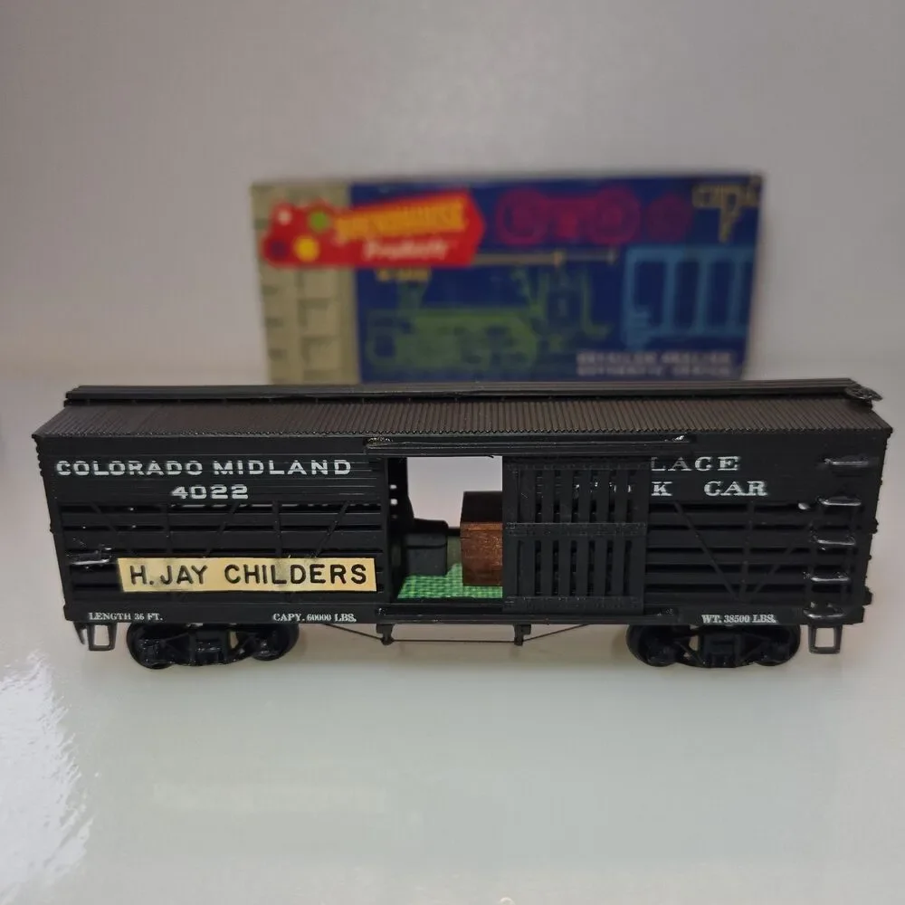 VTG Roundhouse HO Scale Colorado Midland Palace Stock Car #4022 H Jay Childers